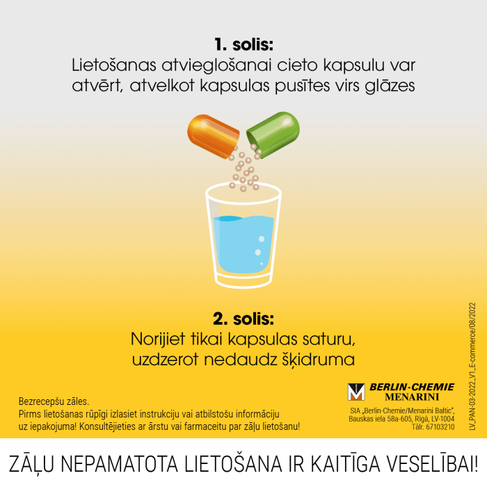 PANGROL 10000 V zarnās šķīstošās cietās kapsulas N50  