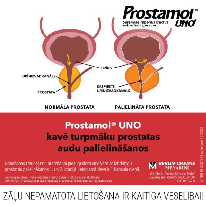 PROSTAMOL Uno 320mg mīkstās kapsulas N30