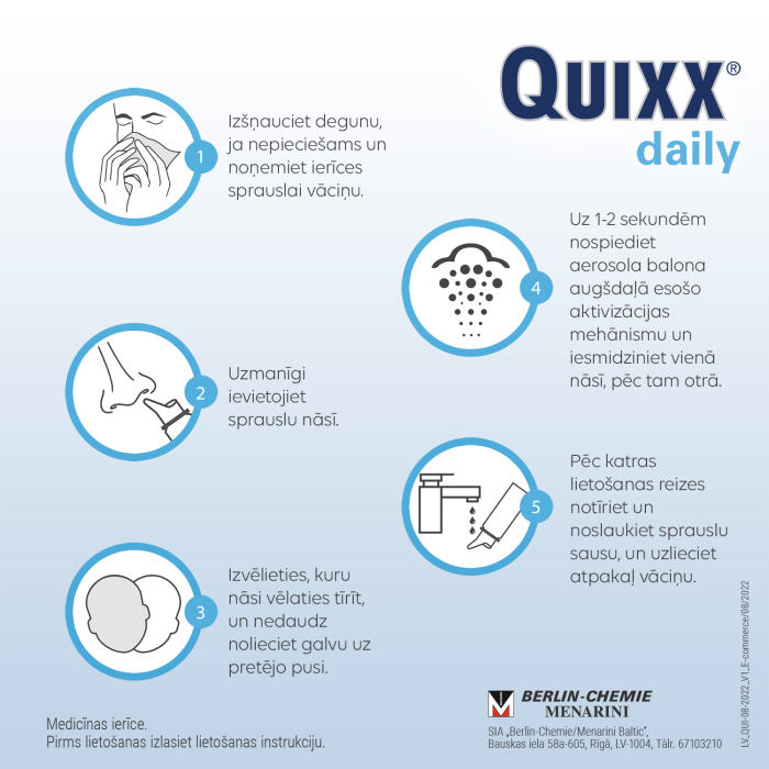 QUIXX Daily deguna aerosols 100 ml  