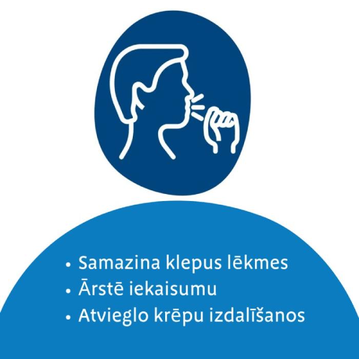 BRONCHIPRET TI 150 mg/15 mg/1 g šķidrums iekšķīgai lietošanai 100 ml