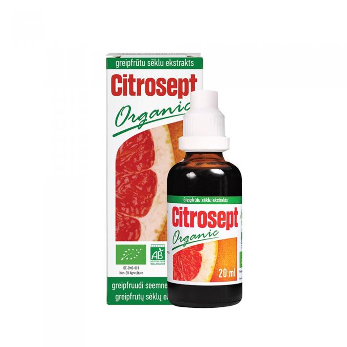 Citrosept Organic uztura bagātinātājs , Greipfrūtu sēklu ekstrakts 20 ml
