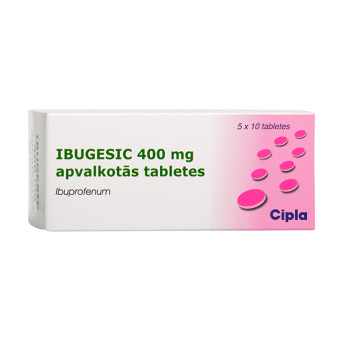 Ibugesic 400 mg apvalkotās tabletes N50
