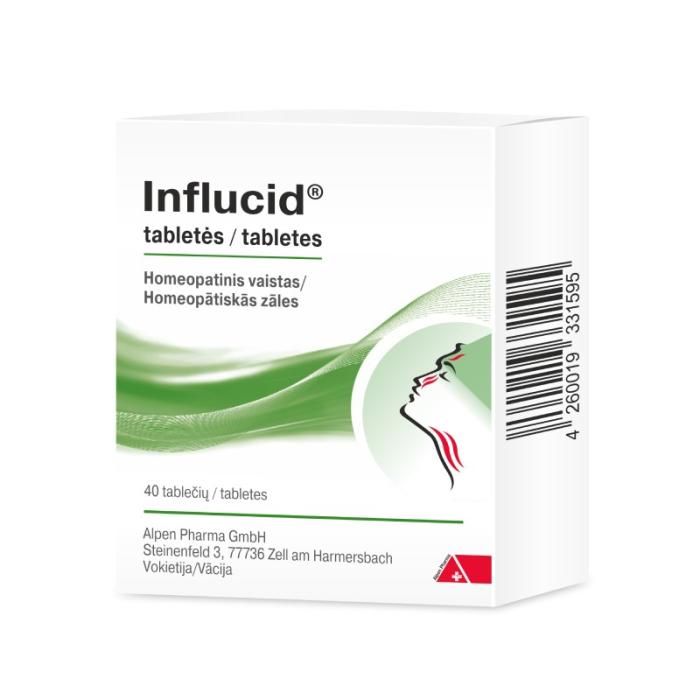 INFLUCID tabletes N40