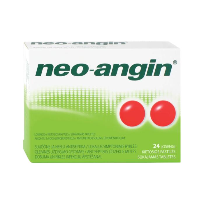 NEO-ANGIN sūkājamās tabletes N24