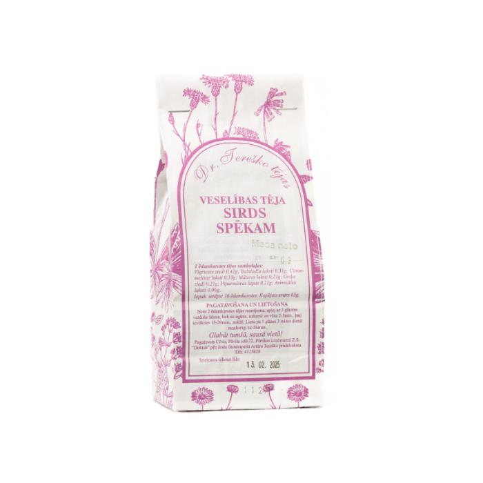 TEREŠKO tēja Sirds spēkam 63g