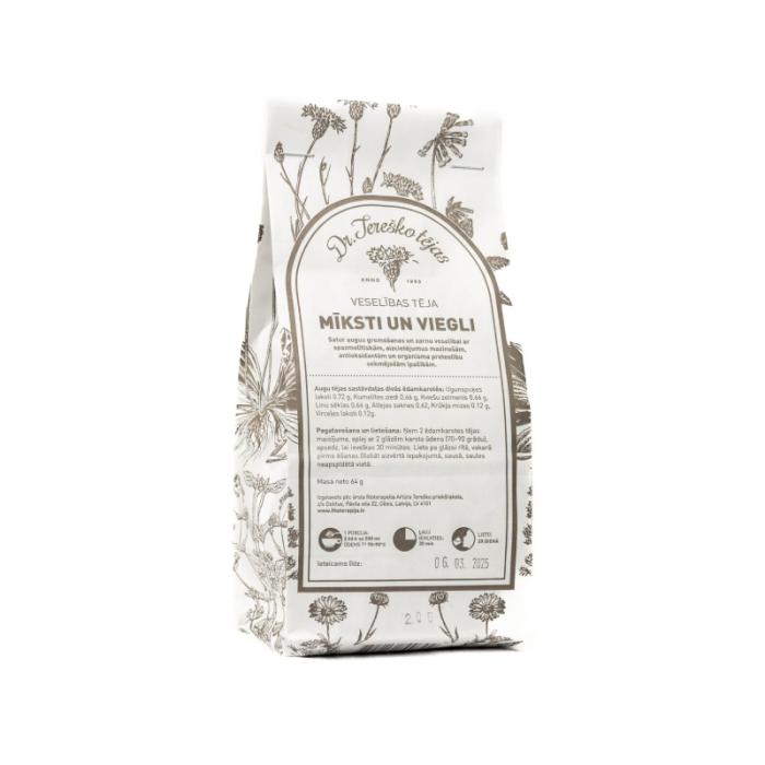 TEREŠKO tēja Mīksti un viegli 60 g 
