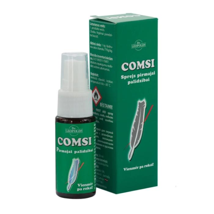 COMSI izsmidzināms līdzeklis pirmajai palīdzībai 20 ml