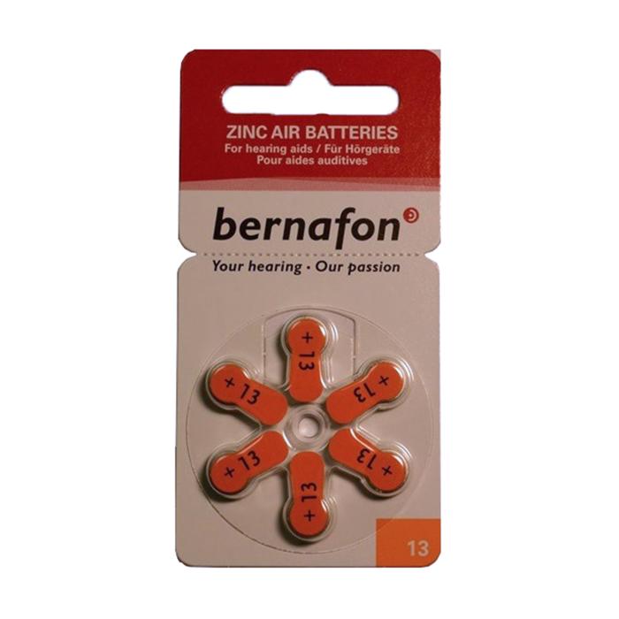 BERNAFON dzirdes aparātu baterijas Nr.13 N6