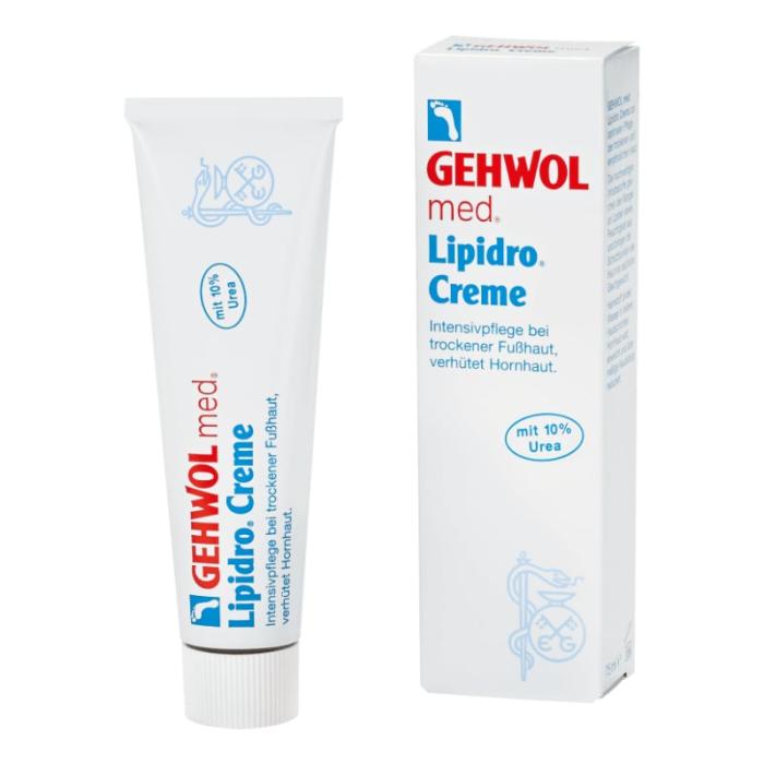 GEHWOL Med Lipidro Krēms sausas un jutīgas pēdu un kāju ādas kopšanai 125ml