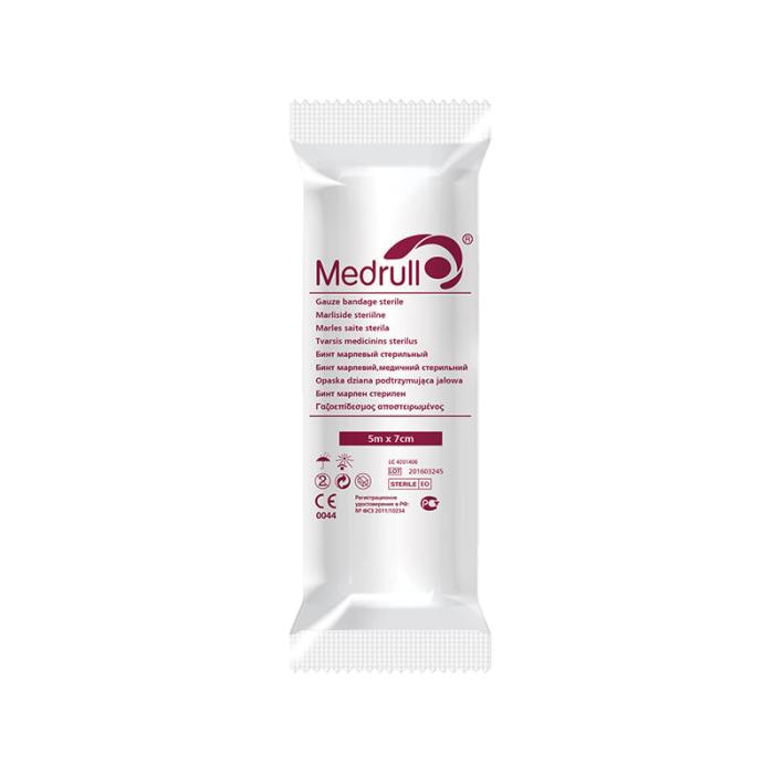 MEDRULL saite marles sterila 5 m x 7 cm