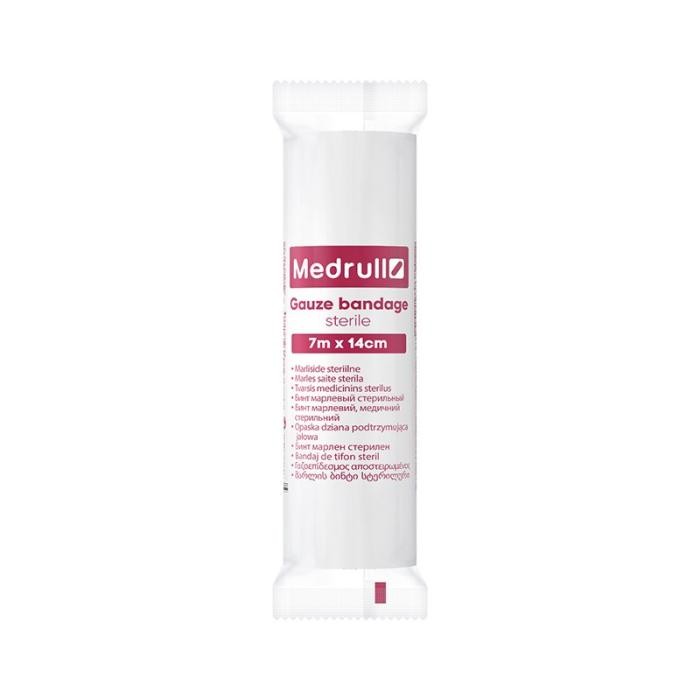 MEDRULL saite marles sterila 7 m x 14 cm