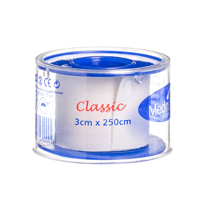 MEDRULL plāksteris 2.5 m x 3 cm kastītē  