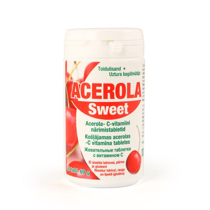 HKK Acerola Sweet košļājamās tabletes N90