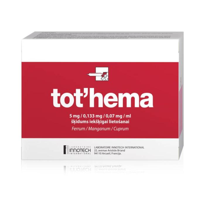 TOT'HEMA 5 mg/0,133 mg/0,07 mg/ml šķīdums iekšķīgai lietošanai N20