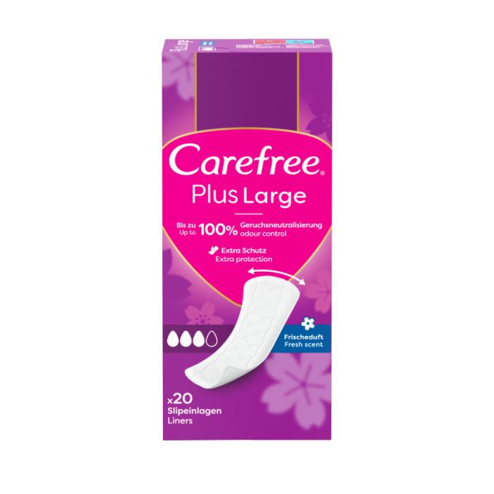 CAREFREE Plus Large Fresh ikdienas ieliktnīši N20