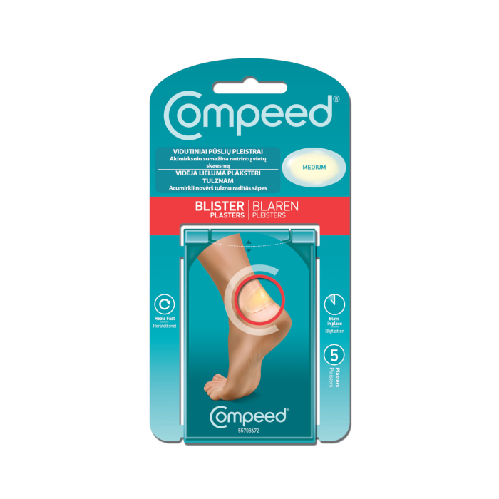COMPEED vidēja lieluma plāksteri tulznām N5