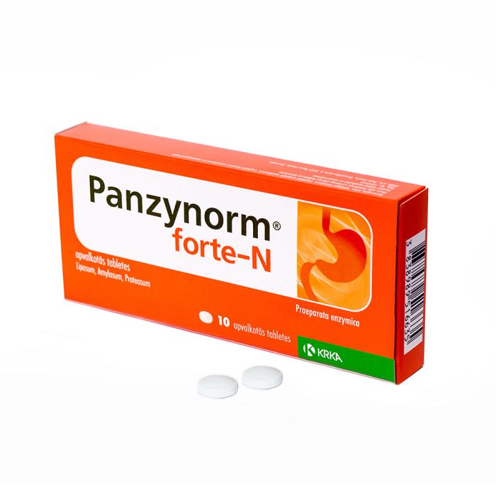 Panzynorm forte-N apvalkotās tabletes N10