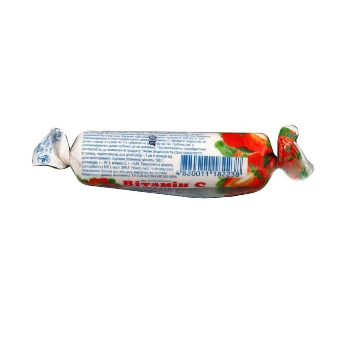 C vitamīns ar zemeņu garšu tabletes N10