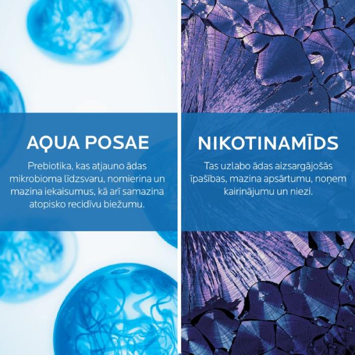 LA ROCHE-POSAY Lipikar Syndet AP+ lipīdus papildinošs, ādu attīrošs mazgāšanās krēms ķermenim, sausai ādai 400 ml