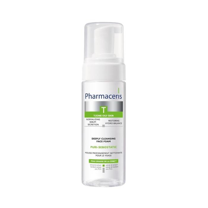 PHARMACERIS T Puri-Sebostatic dziļi attīrošas putas sejai 150 ml