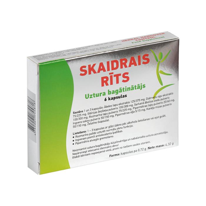 SKAIDRAIS RĪTS kapsulas N6