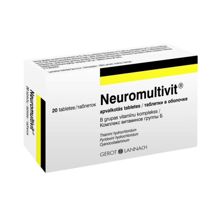 NEUROMULTIVIT tabletes N20