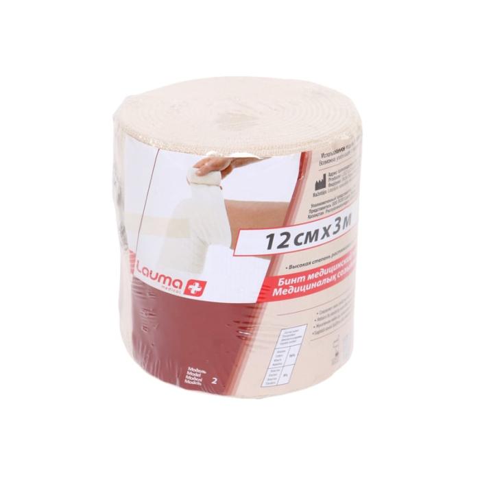 Lauma Medical Elastīgā medicīniskā saite austa 12 cm x 3m