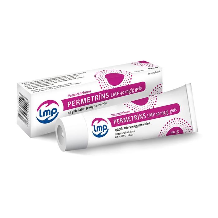 PERMETRĪNS LMP 40mg/g gels 40g