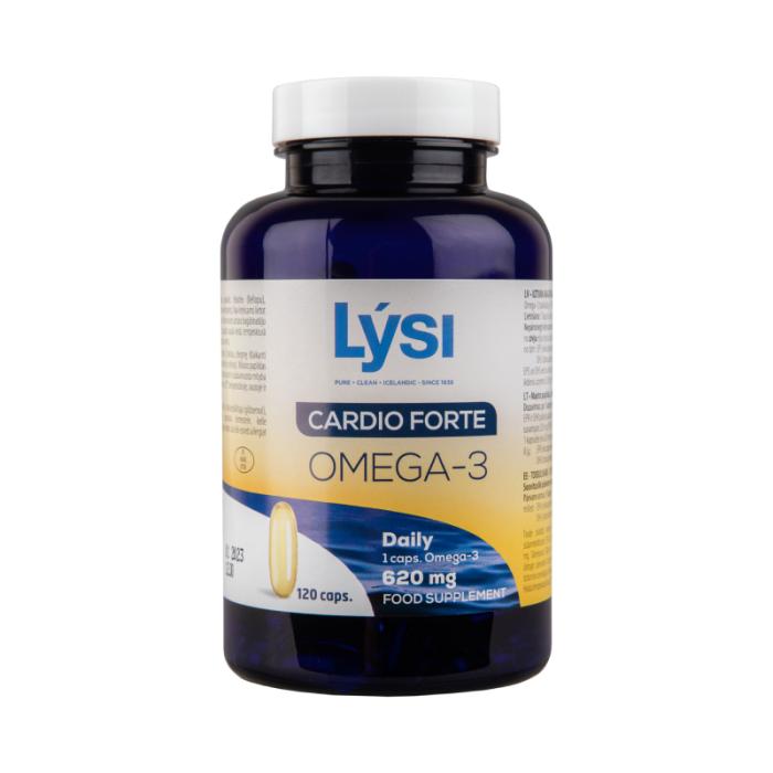 LYSI Omega3 Cardio Forte kapsulas N120