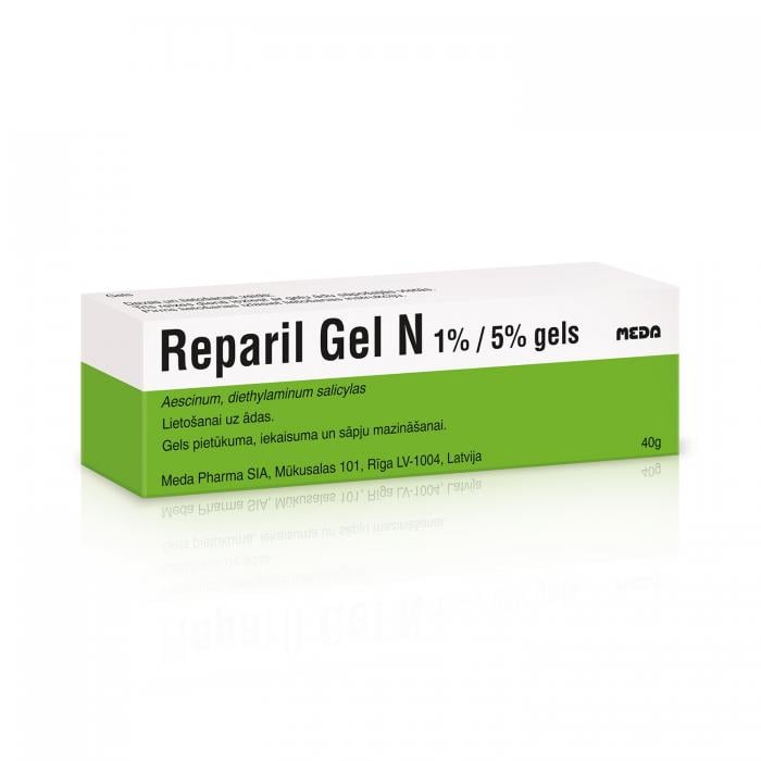 Reparil Gel N 1%/5% gels 40 g