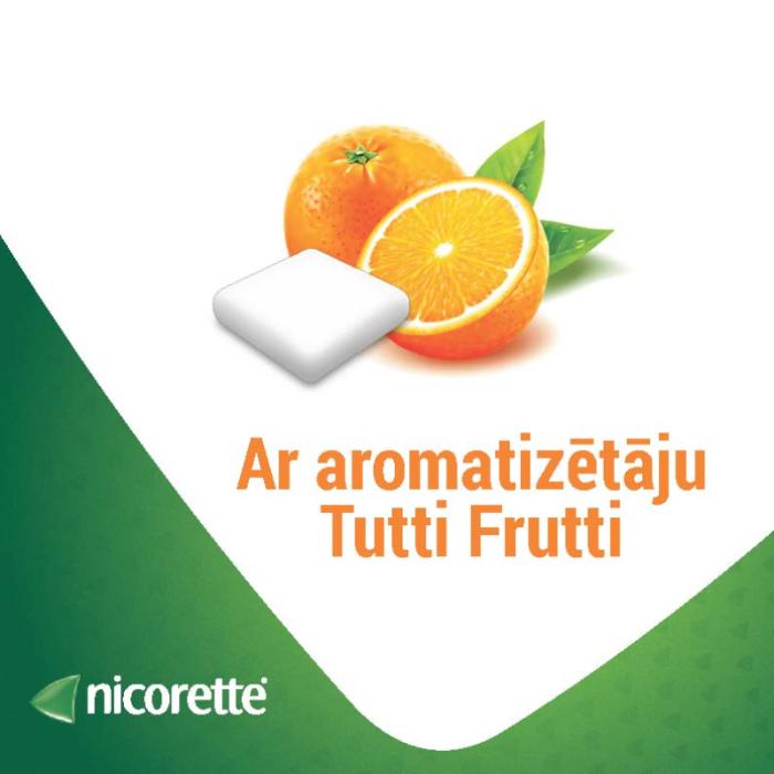 Nicorette Freshfruit 4 mg ārstnieciskā košļājamā gumija N30