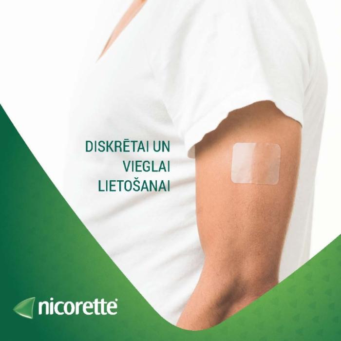Nicorette invisipatch 15 mg/ 16 h transdermāls plāksteris N7