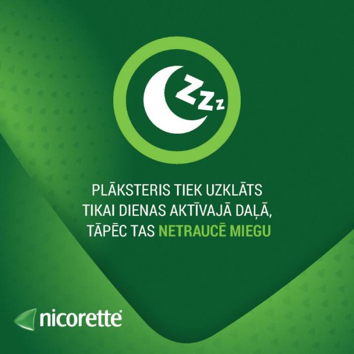 Nicorette invisipatch 15 mg/ 16 h transdermāls plāksteris N7
