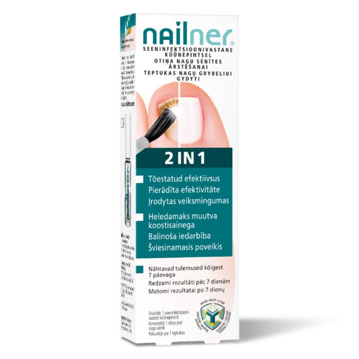 NAILNER 2in1 otiņa pret nagu sēnīti 5ml