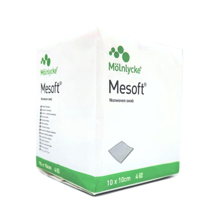 Salvetes MESOFT neaustas, nesterilas 10x10cm 100 gab.