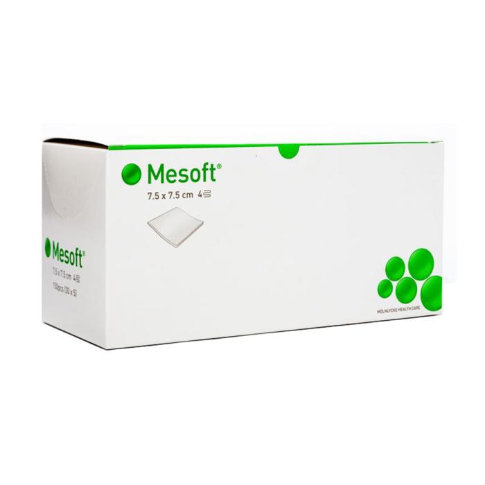 Salvetes MESOFT neaustas, sterilas 7,5x7,5cm 150 gab.