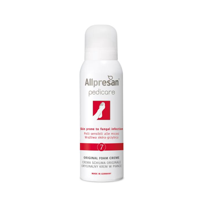 Allpresan 7 putas-krēms ar fungicīdu darbību kāju ādai 125 ml