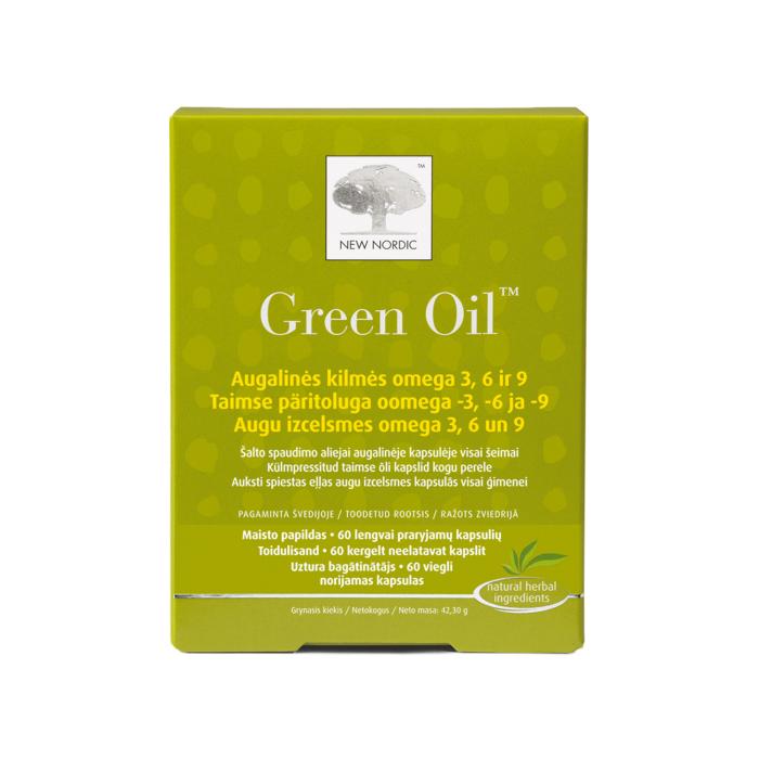 NEW NORDIC Green Oil augu izscelsmes kapsulas N60