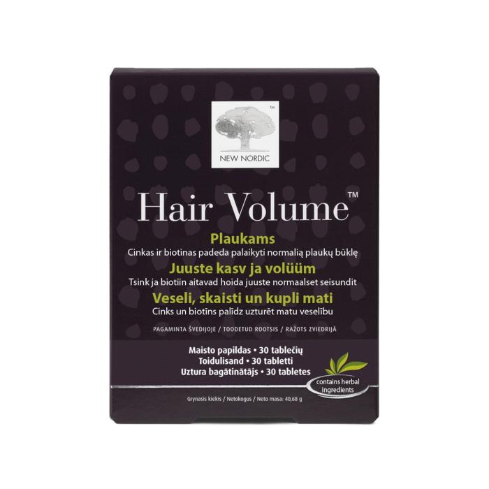 NEW NORDIC Hair Volume tabletes matiem N30