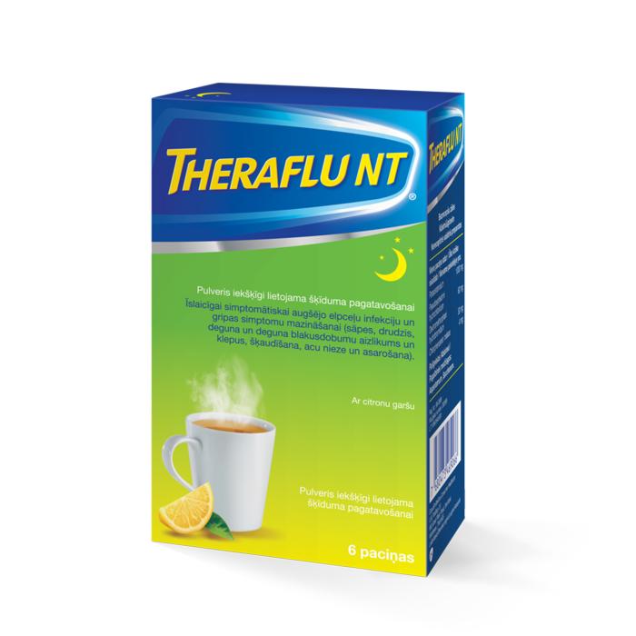 THERAFLU NT pulveris iekšķīgi lietojama šķīduma pagatavošanai N6