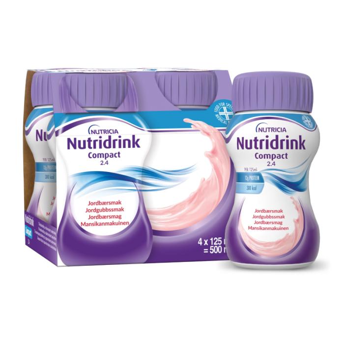 NUTRIDRINK Compact ar zemeņu garšu 125ml N4