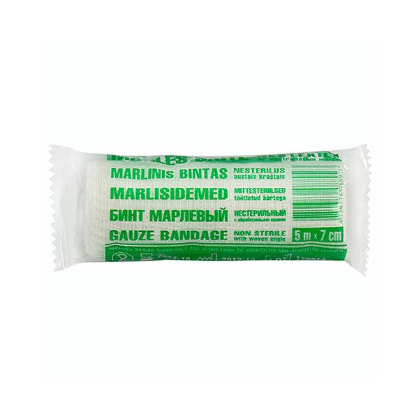 OLKO Nesterila marles saite 7cm x 5m