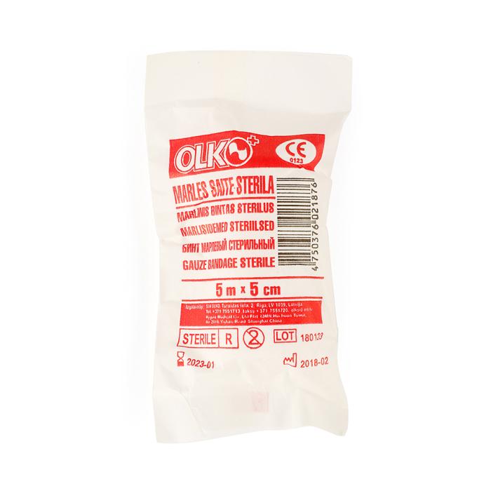 OLKO marles saite sterila 5mx5cm