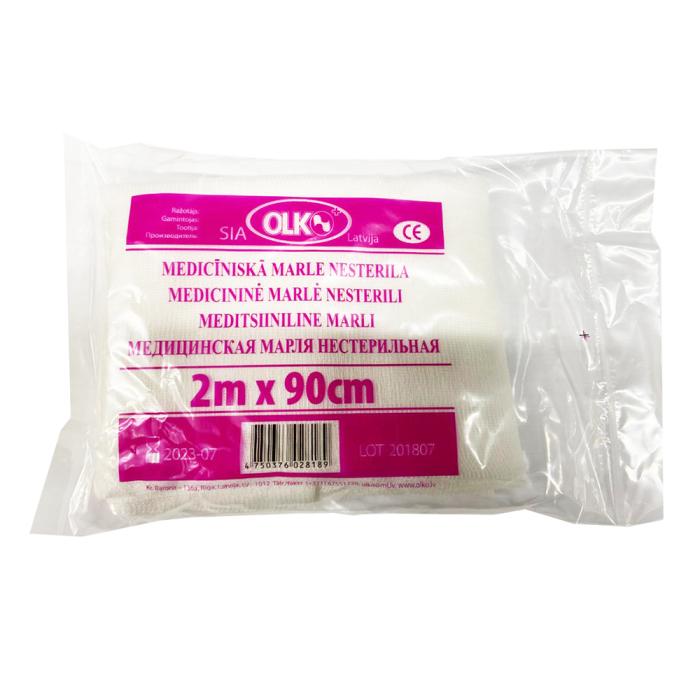 OLKO Medicīniskā marle, 90cm x 2 m