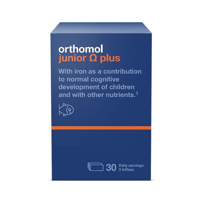 ORTHOMOL Junior Omega Plus konfektes N30  