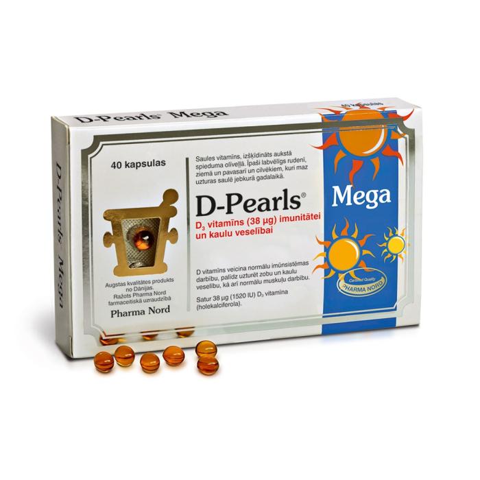 D-Pearls Mega kapsulas N40