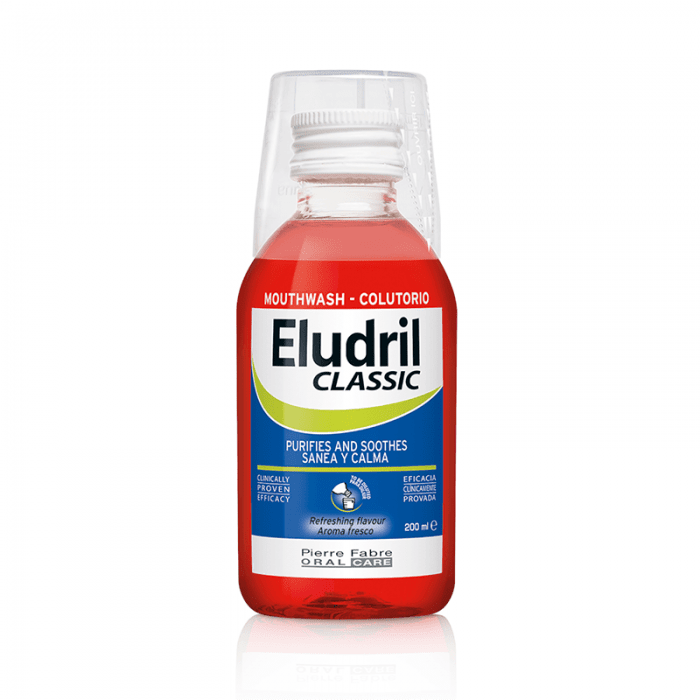 Eludril Classic mutes skalojamais līdzeklis 200 ml