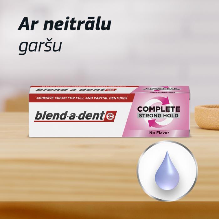BLEND-A-DENT Complete protēžu fiksācijas krēms, bez garšas 47g