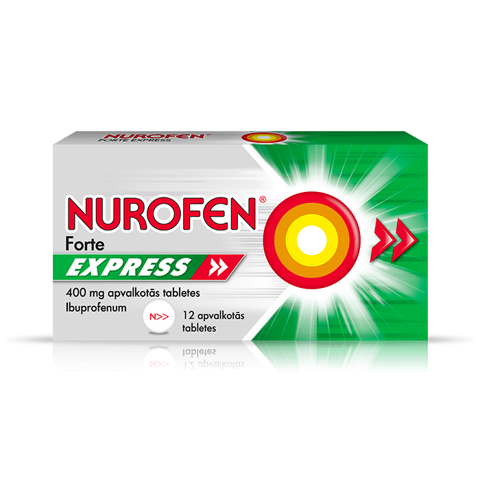 NUROFEN Forte Express apvalkotās tabletes 400 mg N12