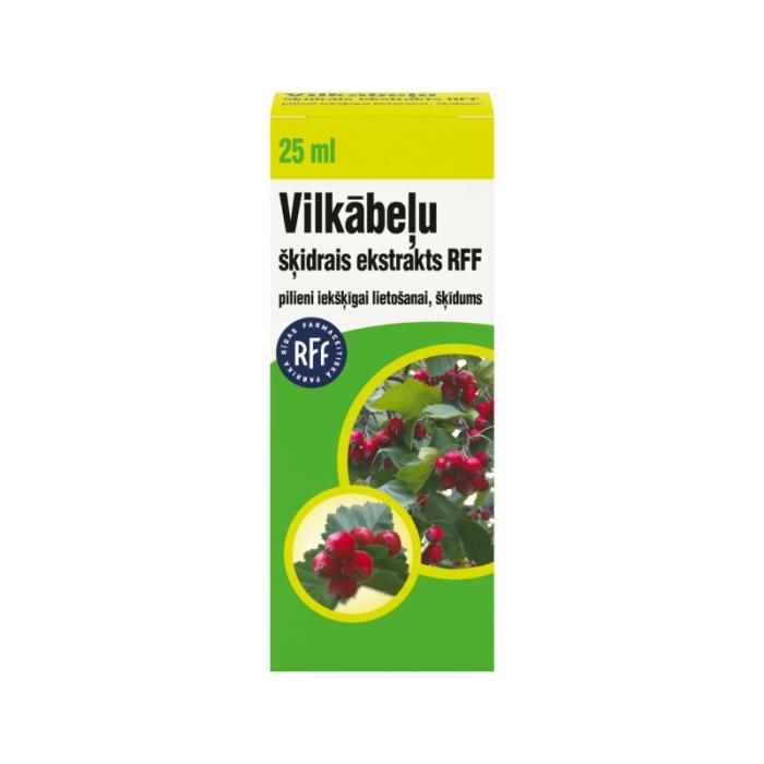 Vilkābeļu šķidrais ekstrakts RFF pilieni iekšķīgai lietošanai 25 ml